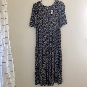 NWT aerie floral midi dress